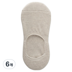 키모니 남성용 페이크삭스, (504)오트밀, 6개