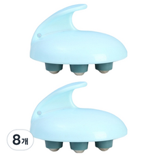 Our Works 全身滾輪按摩器 手動身體指壓 R-00, 藍色(R-002), 8個