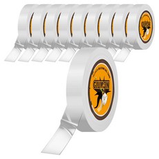 Glumon 無痕超強力矽膠透明凝膠奈米雙面膠帶 10mm x 2m, 單一顏色, 10個