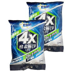 白蘭 4X酵素極淨洗衣粉 除菌淨味, 4.25kg, 2包