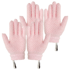 Benhome沐浴搓澡手套, 粉色, 1組, 2組