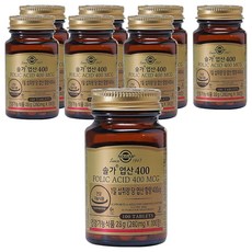 솔가 엽산 400, 100정, 8개