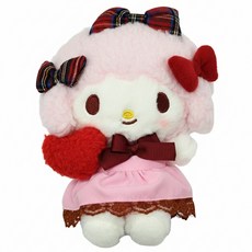 MY MELODY 絨布娃娃吊飾 12 x 11 x 7.5cm, 12cm, 美樂蒂 粉紅色, 1個