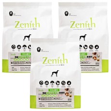 Zenith 鮮力士 高齡體控犬 頂級無穀軟飼料, 1.2kg, 3袋, 羊肉 + 雞肉
