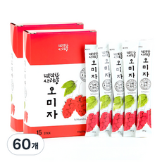 넉넉한사람들 오미자청 스틱, 30g, 60개, 15개입