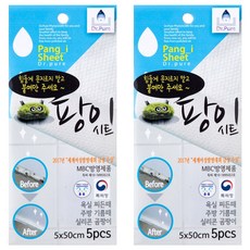 닥터퓨어 팡이시트 청소용 시트 5p, 2개