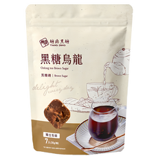 糖鼎 黑糖烏龍, Oolong tea Brown Sugar, 黑糖磚, 獨立包裝, 30g, 7顆, 1袋