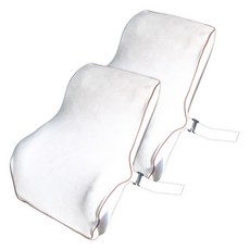 HL만도 폼레스트 메모리폼 차량용 허리 등받이쿠션, 웜그레이, 2개