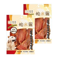 PARMIR 帕米爾 全犬用 豬耳朵切片, 低溫烘焙, 嚴選新鮮素材, 台灣豬耳, 85g, 2包