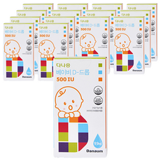 다나음 베이비 D 드롭 500 IU 유아비타민, 9.9ml, 15개