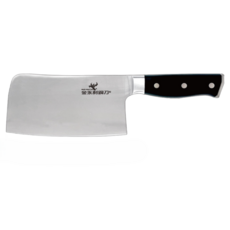 金永利鋼刀 電木系列 圓頭剁刀, 純手工鐵打製成，五星級名廚指定用刀，堅固耐用, 29.2 x 8.4 x 2cm, NA4-1, 1個