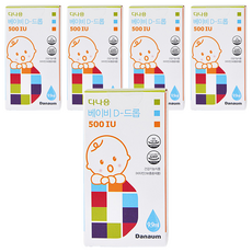 다나음 베이비 D 드롭 500 IU 유아비타민, 9.9ml, 5개