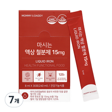MOMMY&DADDY 鐵質精華飲隨身包 30條入, 240ml, 7盒