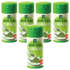 녹차원 국내산 가루녹차, 50g, 5개