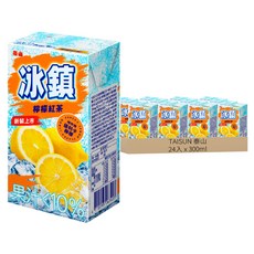 泰山 冰鎮檸檬紅茶 24入 箱裝, 300ml