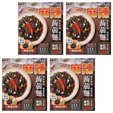 自在食刻 三顧茅廬麻辣蒟蒻乾拌麵 225g, 4包