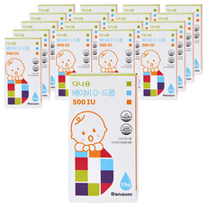 다나음 베이비 D 드롭 500 IU 유아비타민, 9.9ml, 18개