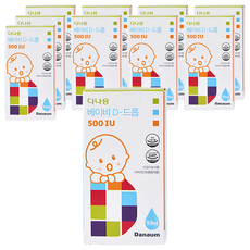 다나음 베이비 D 드롭 500 IU 유아비타민, 9.9ml, 10개