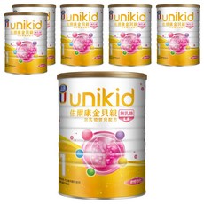 unikid 佑爾康 金貝親無乳糖嬰兒配方 1號 0-12個月, 400g, 6罐