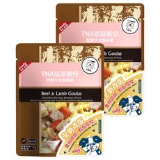 T.N.A. 悠遊 全齡種貓狗餐包, 牧野牛羊燉時蔬, 150g, 2包