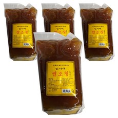한강식품 진사댁 전통 쌀조청, 3kg, 4개