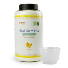 Yecomam 泡泡沐浴粉 香蕉味, 850g, 1罐