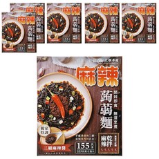 自在食刻 三顧茅廬麻辣蒟蒻乾拌麵 225g, 6包