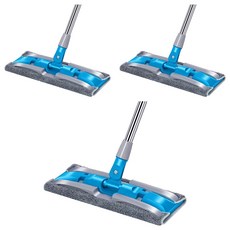 RIVER-GREEN 一鍵式魔術拖把 藍色, 3個