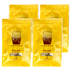 오대산식품 정성다린 유기농 우엉차 티백 지퍼백, 1g, 20개입, 4개