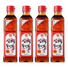 한라식품 고추랑참치액, 500ml, 4개