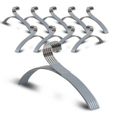 Market Plan 防滑衣架, 灰色, 50個