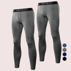 ARMEDES 男性用發熱刷毛內搭褲 AR-33 2件組