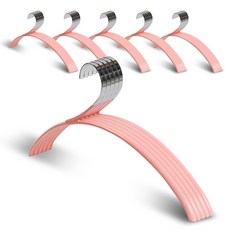 Market Plan 防滑衣架, 粉色, 30個