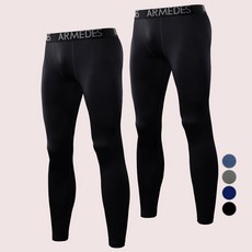 ARMEDES 男款素色運動內搭褲 AR-33 2件組