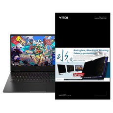 YADI 亞第 獨特磁吸水之鏡防窺片 HP OMEN Gaming 16 專用 PF4PPC-W169, 1片, 黑色