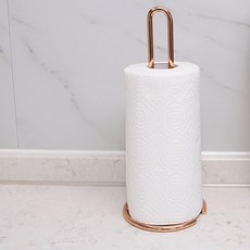 Ju and Ji 廚房立式紙巾架, 玫瑰金, 1個