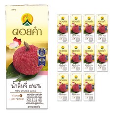DOI KHAM 荔枝風味飲, 200ml, 12入