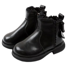 Luluche 兒童蝴蝶結毛球雪靴 DW133