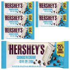 HERSHEY'S 好時 巧酥可可片, 25% More Cookies, 100g, 6片