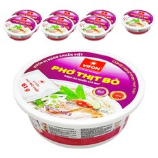 비폰 포보 베트남 쌀국수 컵라면 120g, 8개