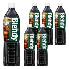 AGF Blendy 無糖黑咖啡 稀釋用, 950ml, 6瓶