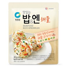 청정원 맛있는 밥 엔 해물 후리가케, 24g, 1개