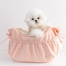 PETSLAND 愛麗絲寵物斜背包 + 內墊, 1個, 寶寶粉