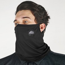 HIGH MOUNT 涼感網布防曬運動面罩 2入組, 黑色