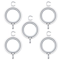 多功能防皺衣帽架 5入組, 灰色, 1組