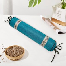 Alice Home 圓筒蕎麥殼枕, 寶石藍, 1個