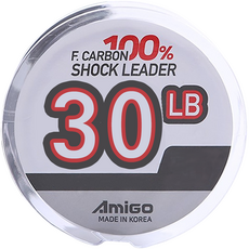 AmiGo Amigo碳纖維前導釣魚線 50m, 透明