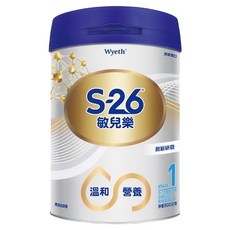 Wyeth 惠氏 S-26 敏兒樂嬰兒配方 新升級 1號, 800g, 1罐