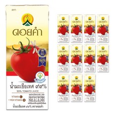 DOI KHAM 皇家農場 鮮榨99%番茄汁, 200ml, 12入