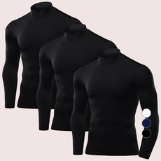 ARMEDES 男款HEAT刷毛發熱高領內衣上衣 AR-25 3件組